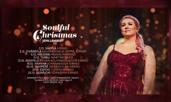 Jepa Lambert Soulful Christmas -joulukonserttikiertueelle