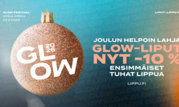 Osta liput Glow Festivaliin nyt joulun kunniaksi -10% etuhintaan – osallistut samalla jouluarvontaan